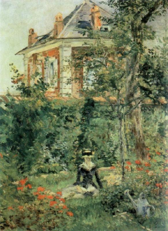 Edouard Manet Corner of the Garden at Bellevue china oil painting image